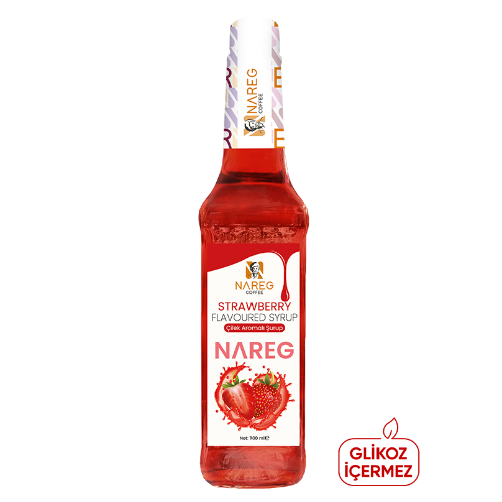 Nareg Coffee Çilek Aromalı Şurup 700 ml