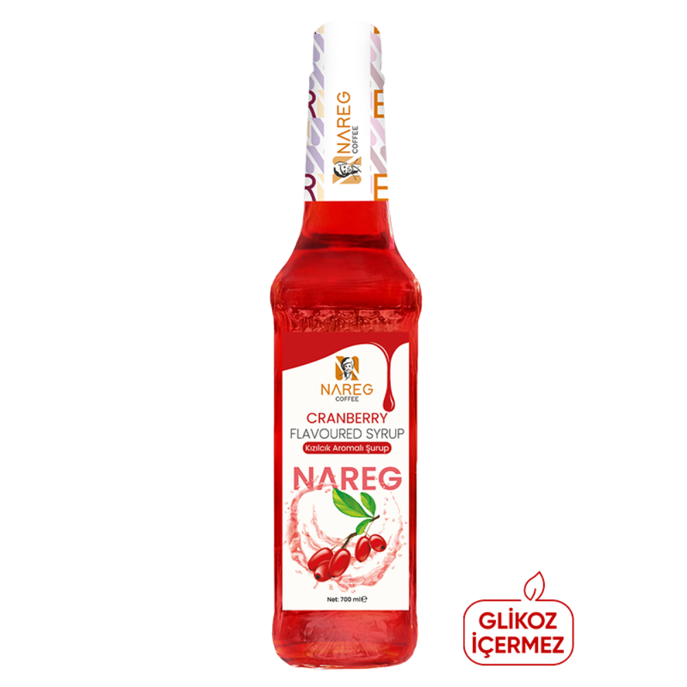 Nareg Coffee Kızılcık Aromalı Şurup 700 ml