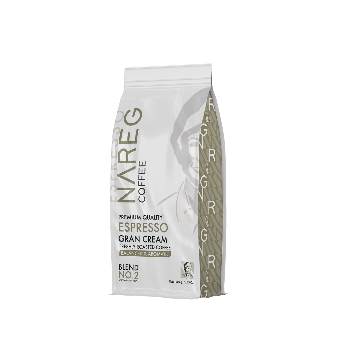 Nareg Coffee Espresso Gran Cream (Blend NO.2) 1000 gr