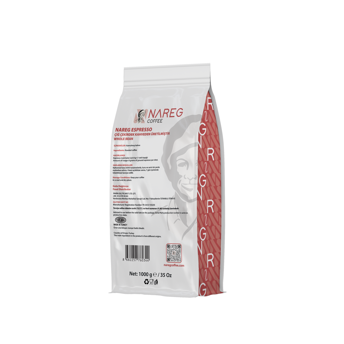 Nareg Coffee Espresso Superbar (Blend NO.3) 1000 gr