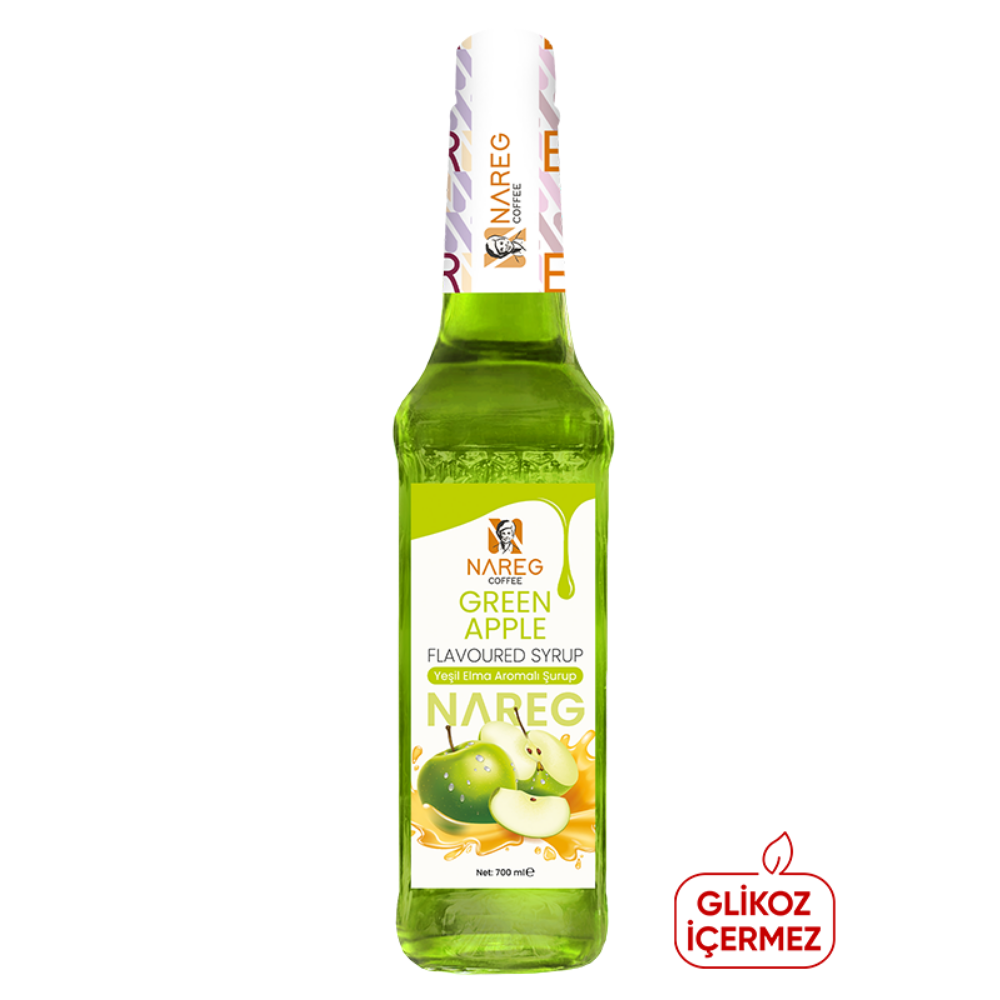 Nareg Coffee Yeşil Elma Aromalı Şurup 700 ml