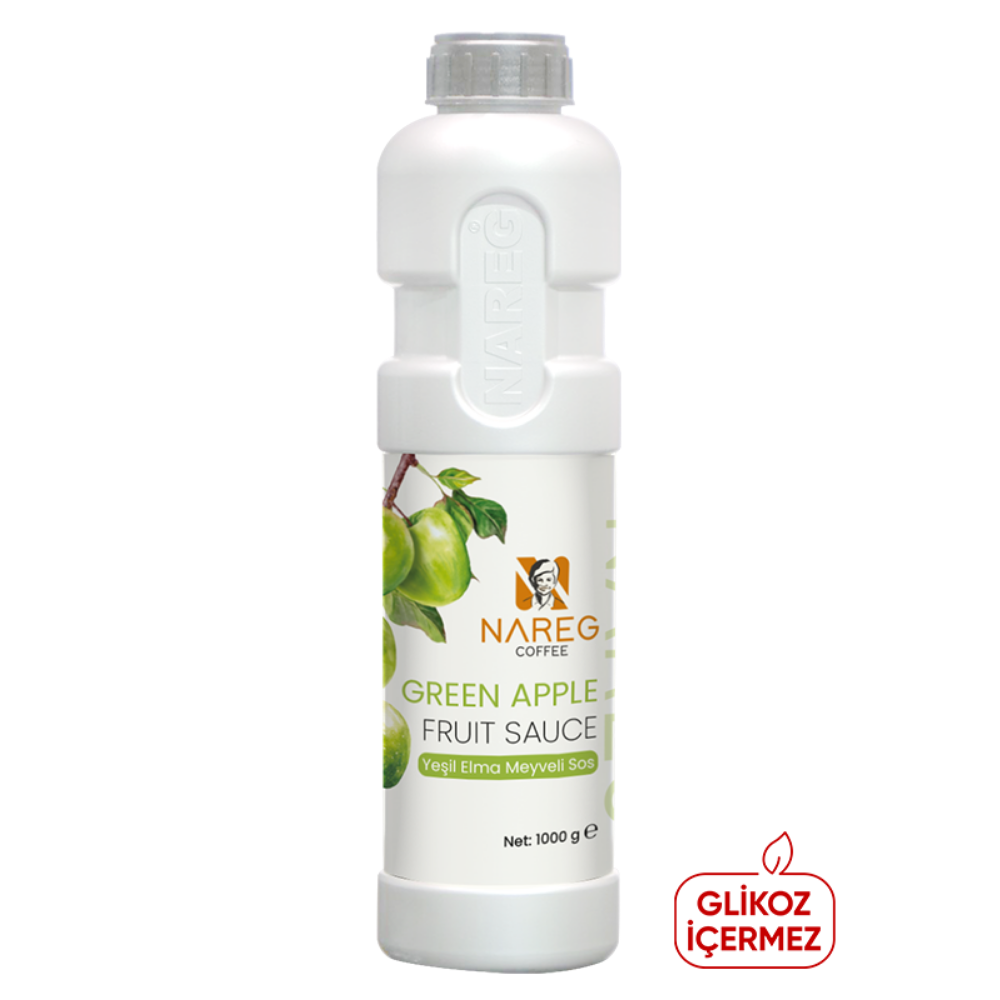 Nareg Coffee Yeşil Elma Meyveli Sos 1000 gr